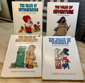 Value Tale Book Series - Courage & Self Growth 4 Book Bundle - Vintage
